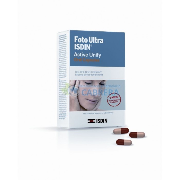 Isdin Foto Ultra Active Unify Oral 30 cápsulas