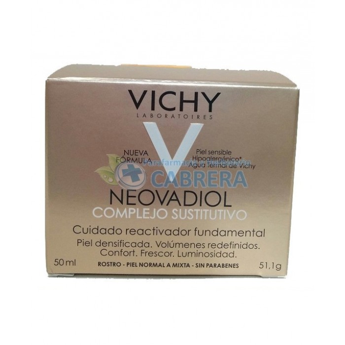 Vichy Neovadiol Complejo Sustitutivo Cuidado Reactivador Fundamental piel normal mixta