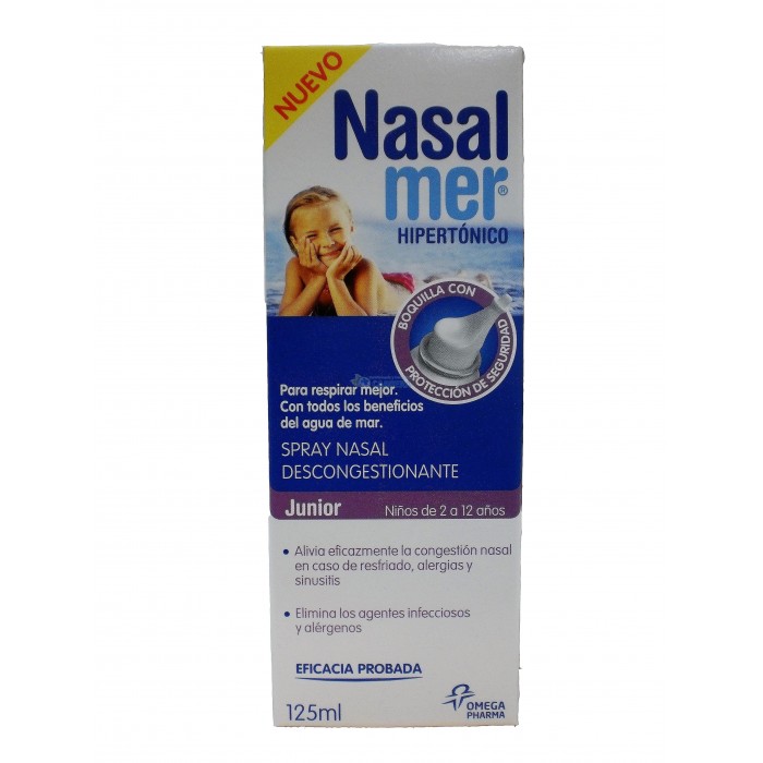 Nasalmer Spray Nasal Hipertónico Junior 125 ml