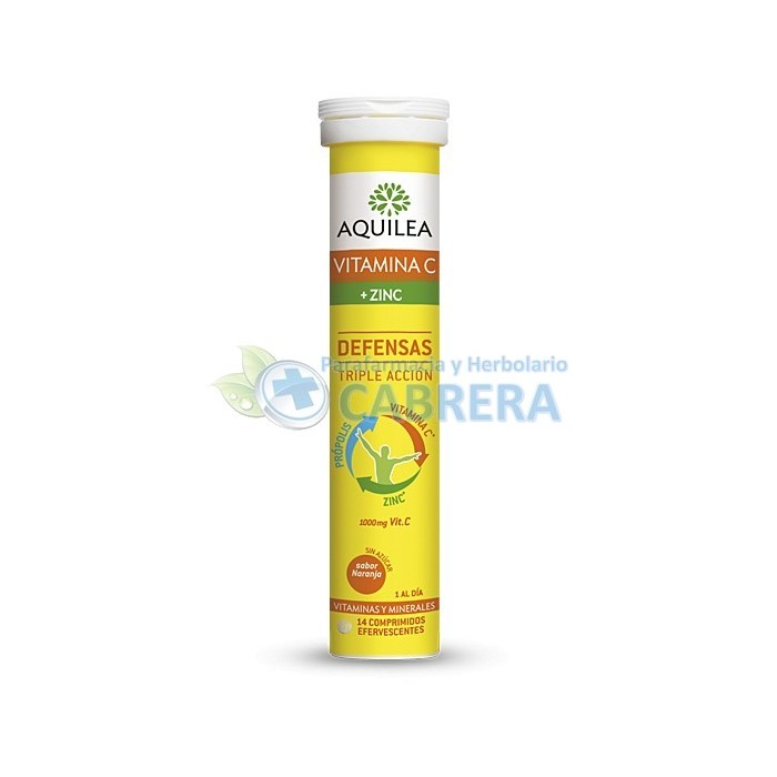 Aquilea Vitamina C + Zinc 14 comprimidos efervescentes