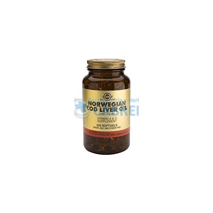 Solgar Aceite Hígado Bacalao (Cod Liver Oil) 250 cápsulas