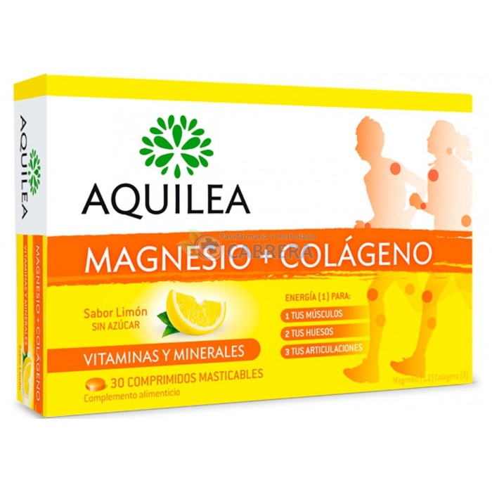 Aquilea Magnesio + Colágeno 30 comp. masticables