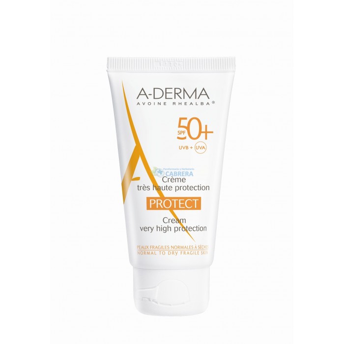 Aderma Protect Crema sin Perfume SPF50+