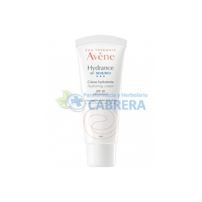 Avene Hydrance Optimale Enriquecida UV SPF30 piel seca (Regalo Mobile Box)