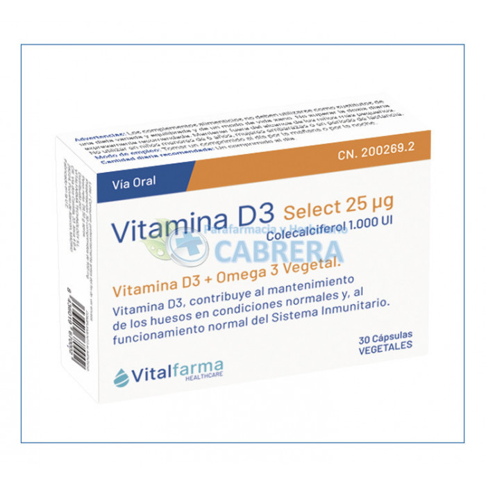 Vitalfarma Vitamina D3 25µg