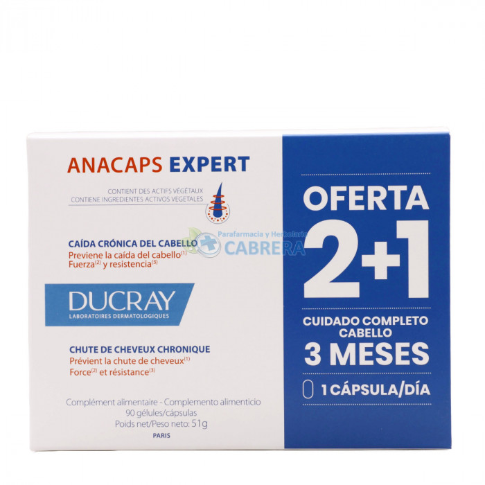 Ducray Anacaps Expert 90 cápsulas