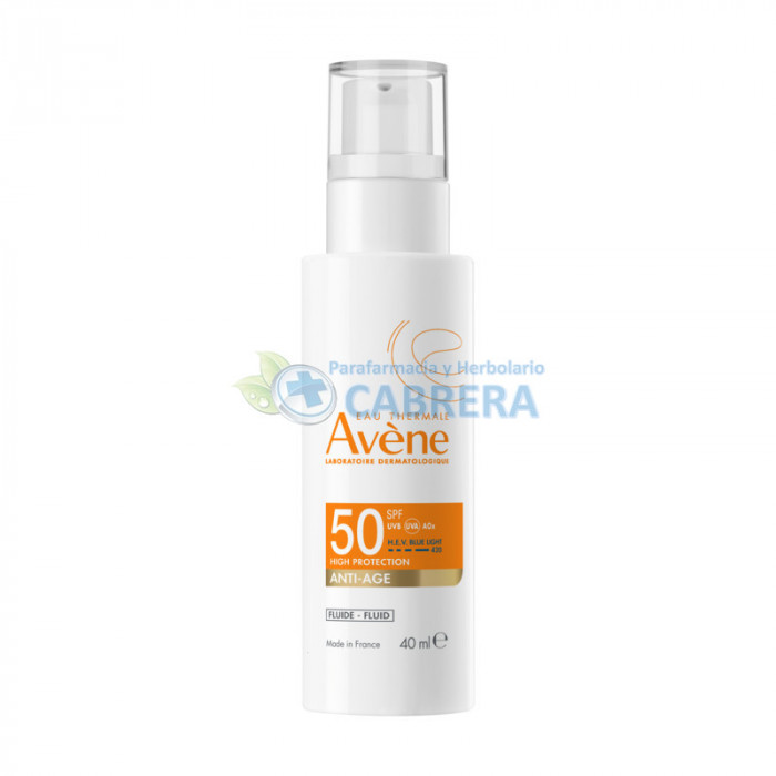 Avène Solar Fluido Antiedad SPF50