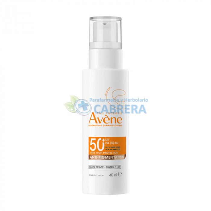 Avène Solar Fluido Antimanchas SPF50+