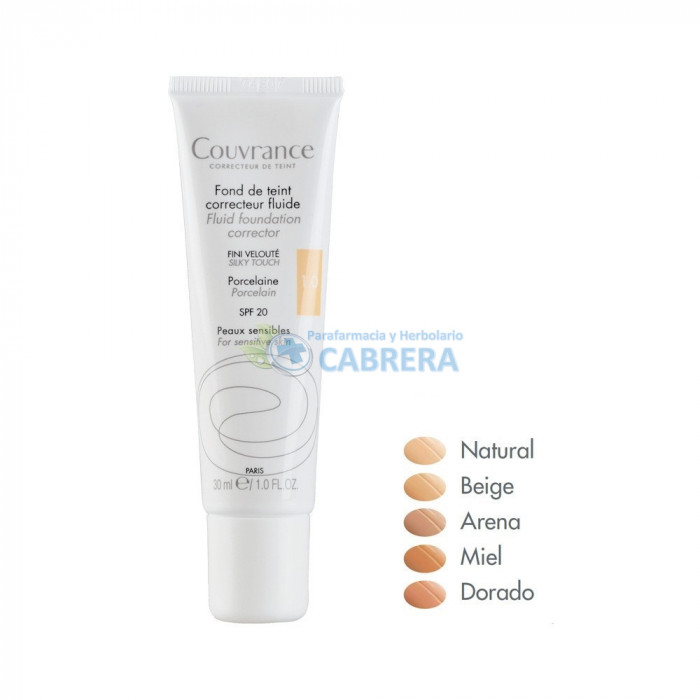 Avene Couvrance Maquillaje Fluido