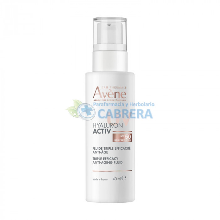 Avène Hyaluron Activ Fluido Antiedad SPF50