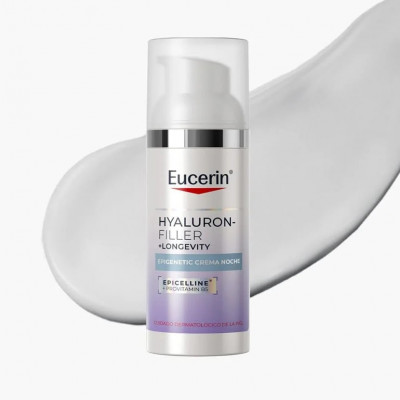 Eucerin Hyaluron Filler +Longevity Epigenetic Crema Noche