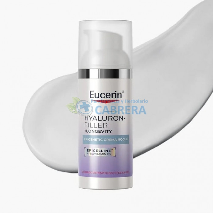 Eucerin Hyaluron Filler +Longevity Epigenetic Crema Noche