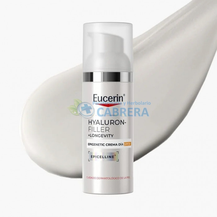 Eucerin Hyaluron Filler +Longevity Epigenetic Crema Día SPF30